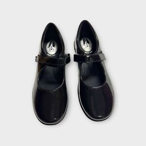 Hush Puppies Black Dress Shoes with Classic Mary Jane Style